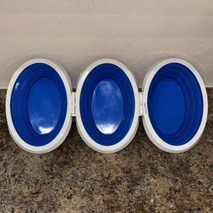 Bread It Ultimate Collapsible Breading Station ~ Blue